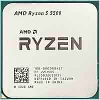 CPU AMD Ryzen 5 5500 Amazon.com: AMD Ryzen 5 5500 6-Core, 12-Thread Unlocked